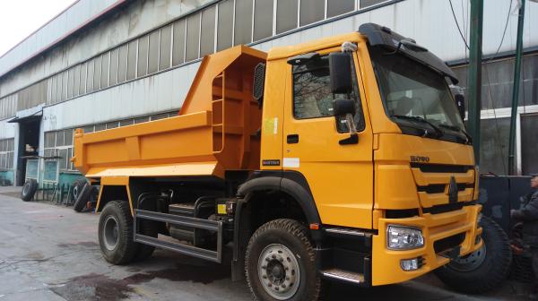HOWO 4X2 Drive 336 hp 10 wheels euro 2 standard dump truck for morden transport