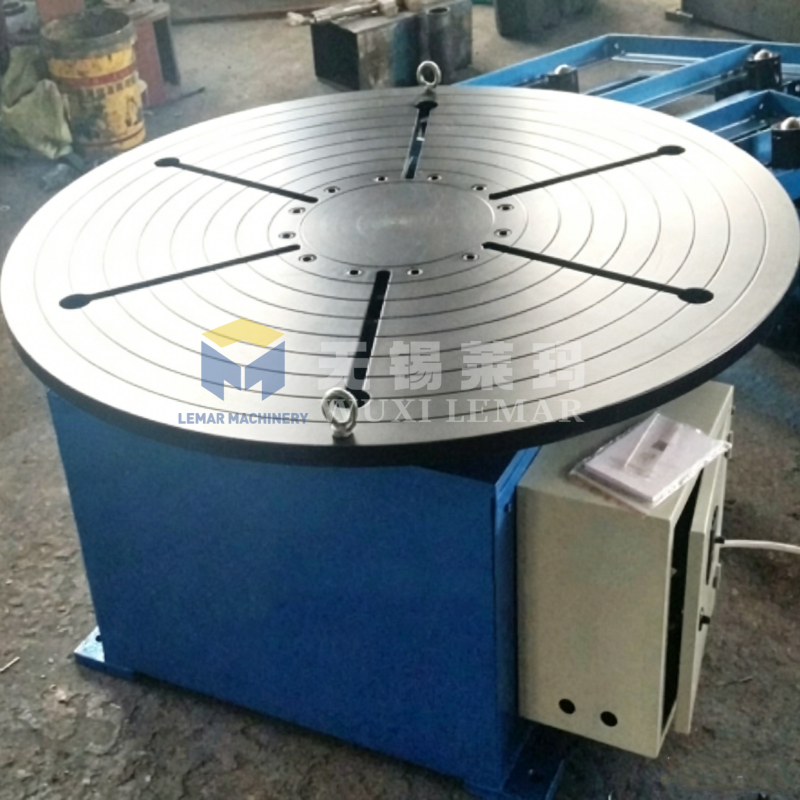 1 Ton Welding Positioning Table, Horizontal Rotary Welding Turn Table with T-slot