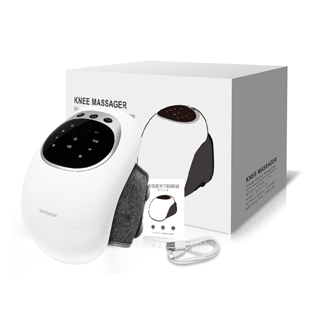 Masajeador De Rodilla Rechargeable Heat Laser Brace air Compression Electric Knee Massager