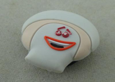 Rubber Shoe Decorate 3D PVC Lapel Pin , Promotional PVC Photo Frame Wrist Band