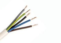 Câble électrique 318-Y/câble flexible carré câble 5×2.5 millimètre de H05VV-F, isolation et gaine externe en PVC, utilisation domestique