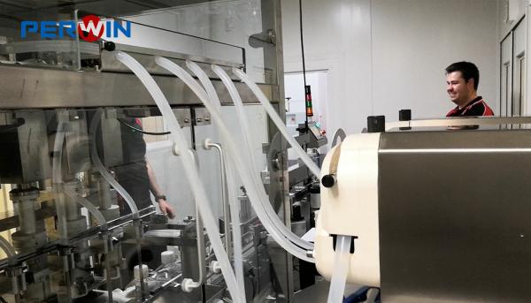Máquina de enchimento de soro animal de alta capacidade e velocidade de enchimento de precisão 5-30 garrafas/min