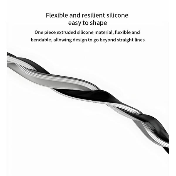 20*10mm Silicone LED Strip Cover Flexible With Neon Border