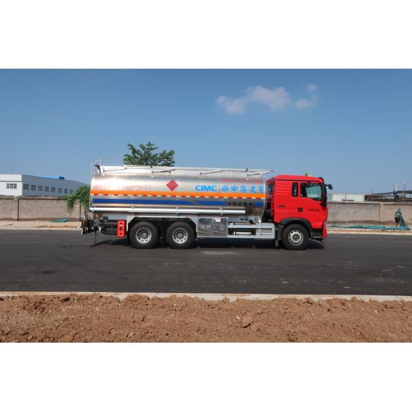 CIMC LINYU 6*4 24m3 Aluminum Alloy Tanker Truck for Flammable Liquid Fuel Transport