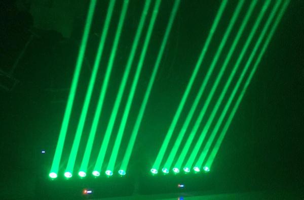 4in1 Colorful Night Club Light Stage Moving Head Light 6 Pieces* 30W RGBW Lamp