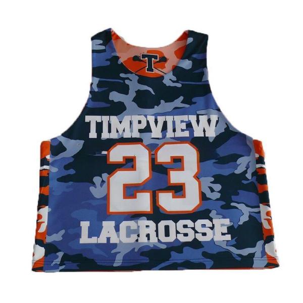 Polyester Youth Reversible Lacrosse Uniforms Washable Anti Shrink