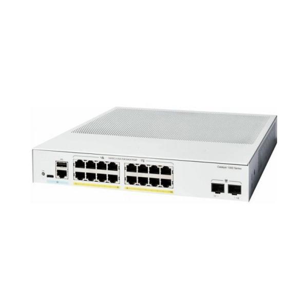 C1300 series 16 X10/100/1000 Ethernet POE+ ports 2X1G SFP 10 Gigabit ethernet Switch C1300-16P-2G