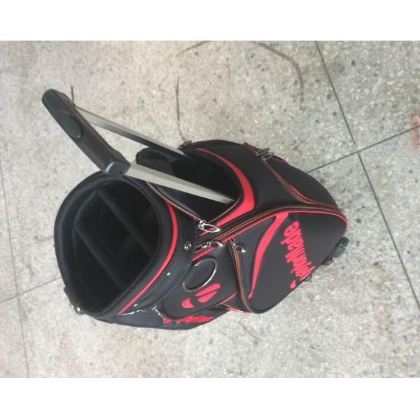 Nylon golf bag , professional golf bag,golf cart bag with wheel