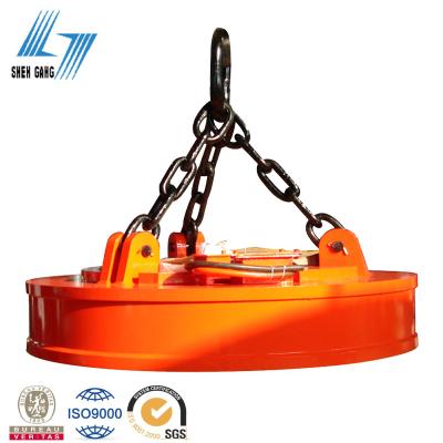 102A Scrap Lifting Magnet , Heavy Lifting Magnets Class H Insulation Quick Disconnect