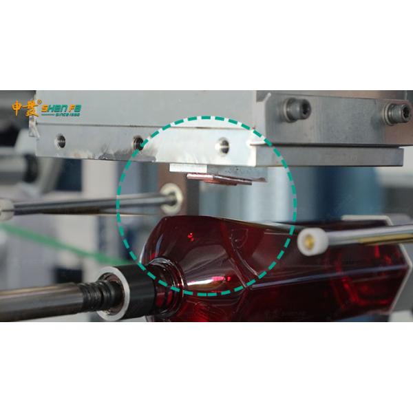 Mechanical Driving Bottles Automatic Hot Foil Stamping Machine