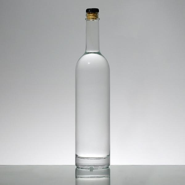 Crystal White 500ml 700ml 750ml Super Flint Glass Empty Rum Clear Liquor Bottle Designer