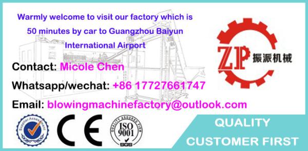 Cheap semi automatic low speed pet blowing molding making machine from China Guangzhou Guangdong