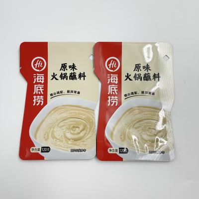 Aluminum stand up liquid sauce packaging pouch can be cooked high temperature puncture resistant