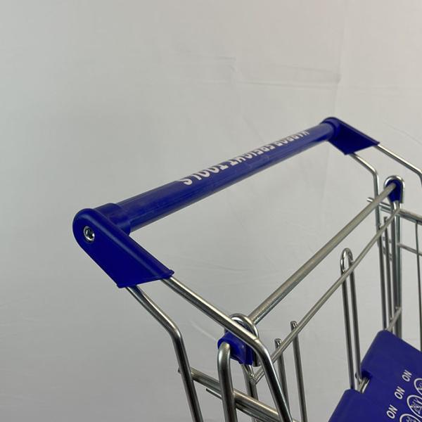 Q195 Steel 125L Asian Supermarket Metal Storage Shopping Trolley SGS Certificate