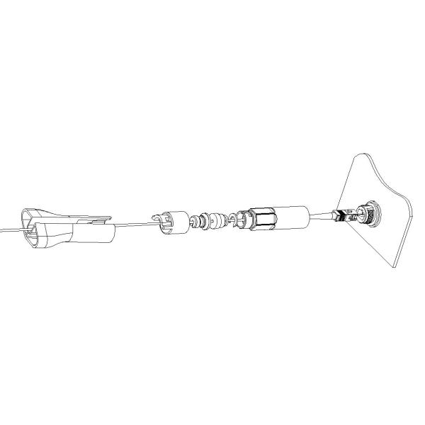Pre-connection fast connector B