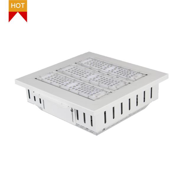 Outdoor 200w smd recessed 150w lighting fixtures 130lm/w gas station 100w led canopy light
