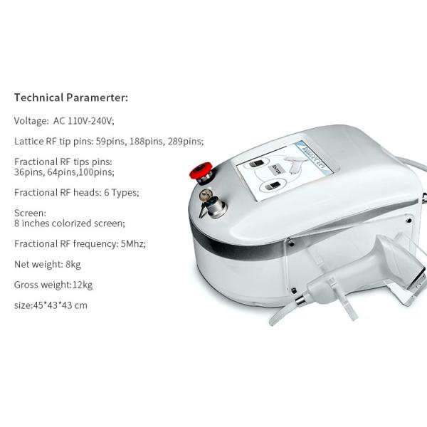Профессиональная дробильная микроигла для подъема лица Термаж RF Красота кожи микроигла