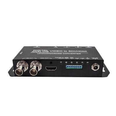Conversor HDMI SDI profissional para CVBS YPbPr RCA com funcionalidade de escalação para cima e para baixo
