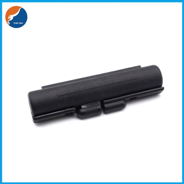 Peel-Off Type Copper Wire Brass Contacts Nylon Flame Retardant Glass Tube In Line Fuse Holder