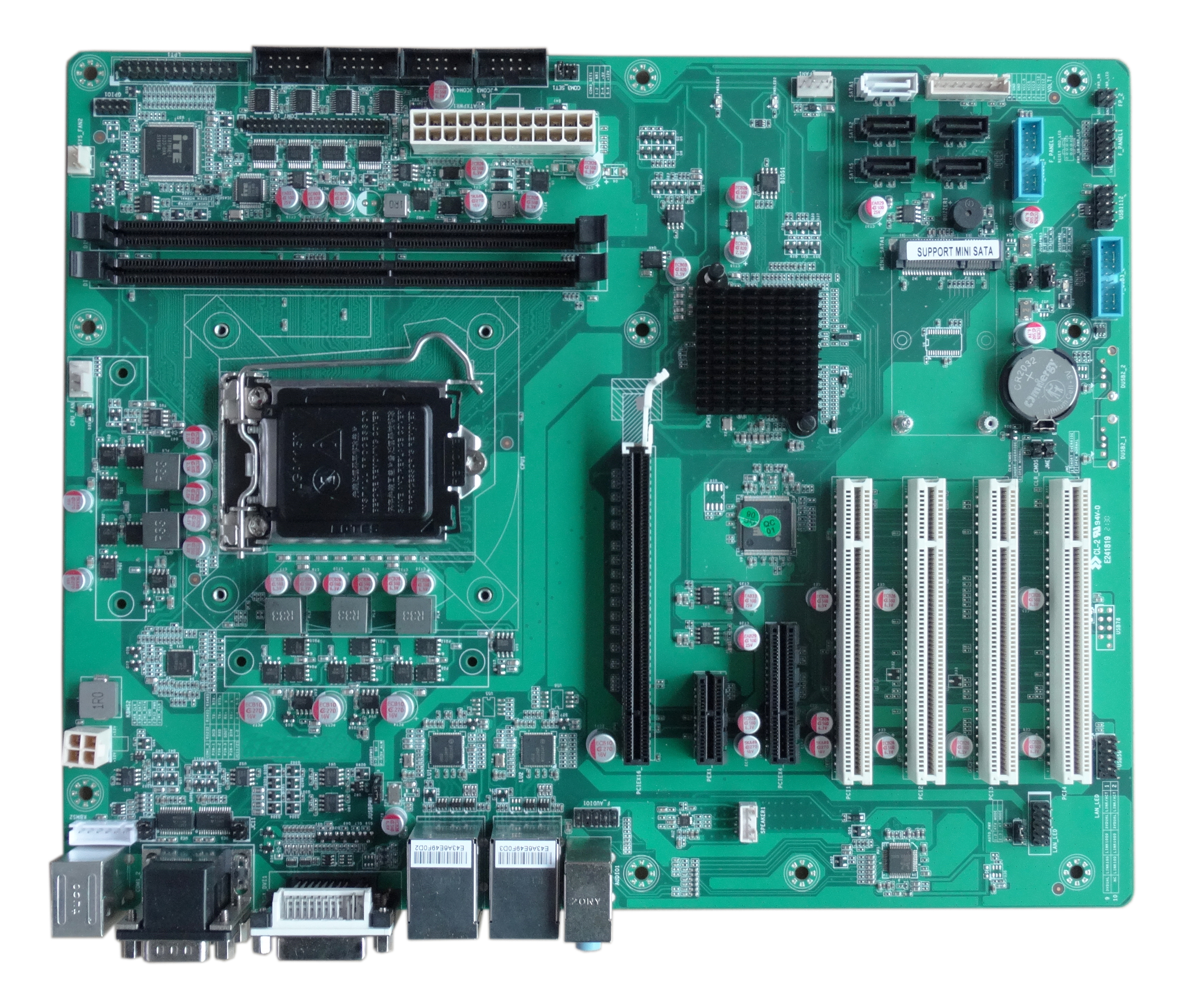 ATX-B75AH2AC Промышленная материнская плата ATX 2LAN 10COM 12USB 7 слотов