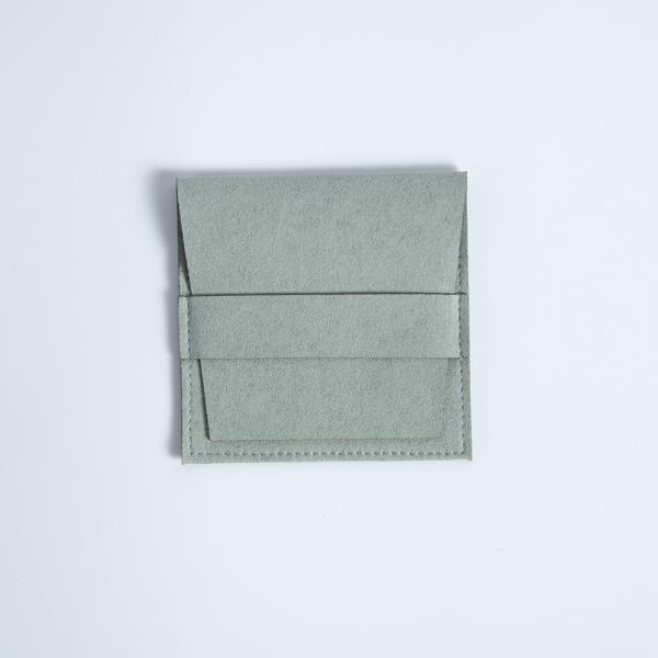 Custom Logo Accepted 6.2*6.2 Cm Multi-color Velvet Flip Cover Fashion Necklace Jewelry Storage Bag