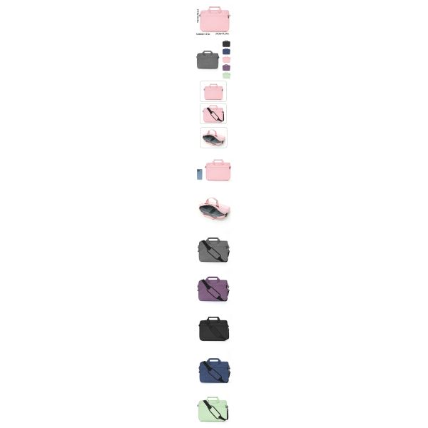 Custom Laptop Shoulder Bag with Large Capacity Inner Pouch Polyester Fashion Crossbody Portable Computer Bags Portable with LOGO
