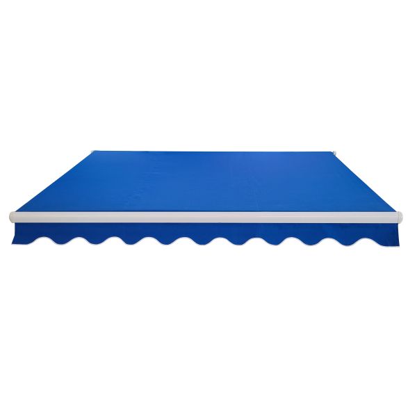 Heavy-duty outdoor retractable awning manual or motorized strong awning