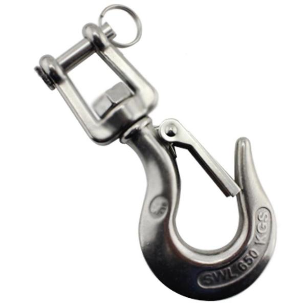 Stainless Steel Fork Type Stainless Swivel Snap Hook Cargo Hook