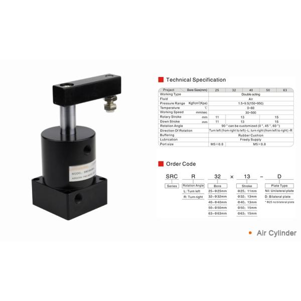 Eco Pneumatic Swing Clamp , Rotating Pneumatic Air Clamps OEM Service