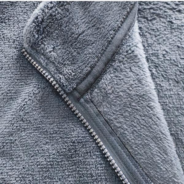 Custom Men's Hoodies Sweatshirts Stand Collar More Keep Warm Hoodies Men Coral Velvet