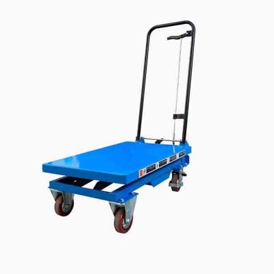 Plataforma móvel hidráulica 1010mm da capacidade de carga útil 800Kg * o manual de 520mm Scissor o elevador apresenta Max Height 1410mm