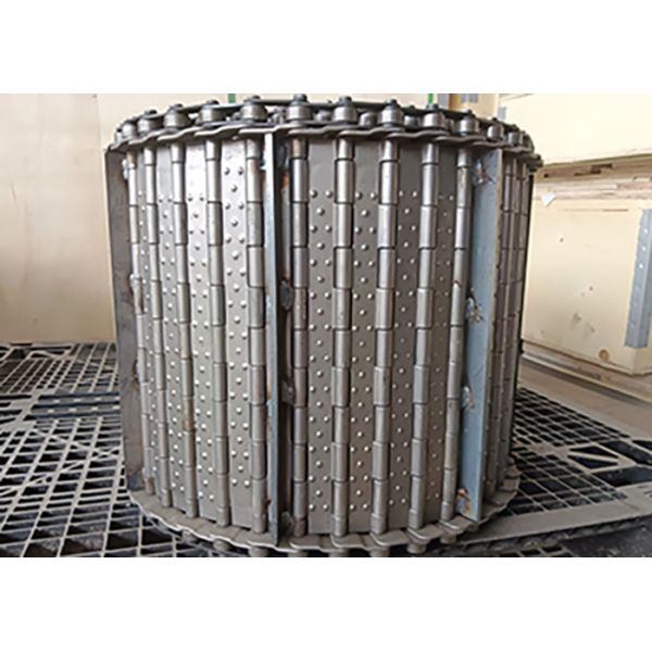 Carbon Steel Hinged Conveyor Belt Apron Chain for Chip Conveyor