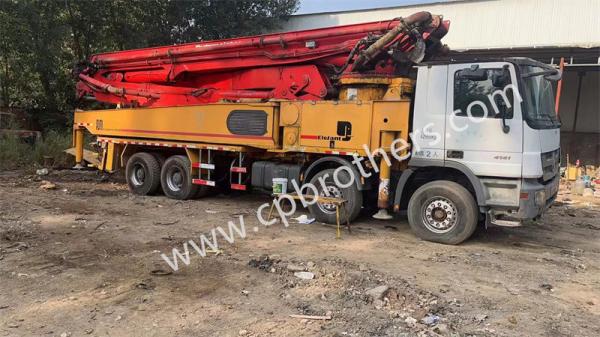 2013 Putzmeister 56m Pompes à béton à béton montées sur camion d'occasion avec projets de construction