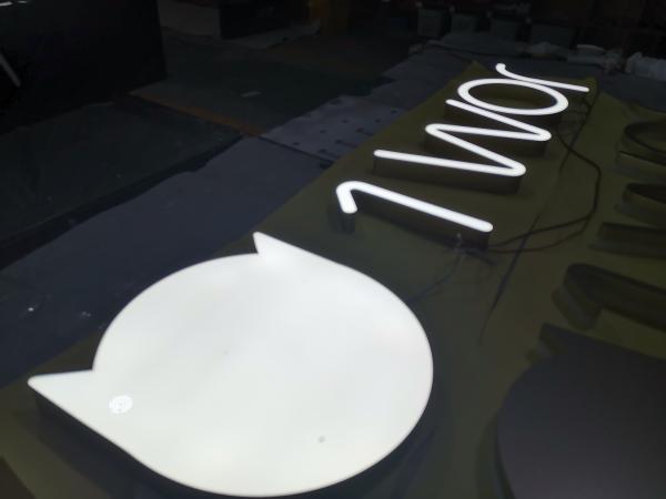 3D Led Signs Channel Acrylic  Letters Outdoor Signage Backlit Letters House Numbers Dimensional Letters, Aluminum Let