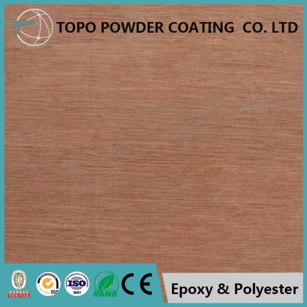 97% Glossy Wood Grain Powder Coating , Durable Sublimation Powder Coating