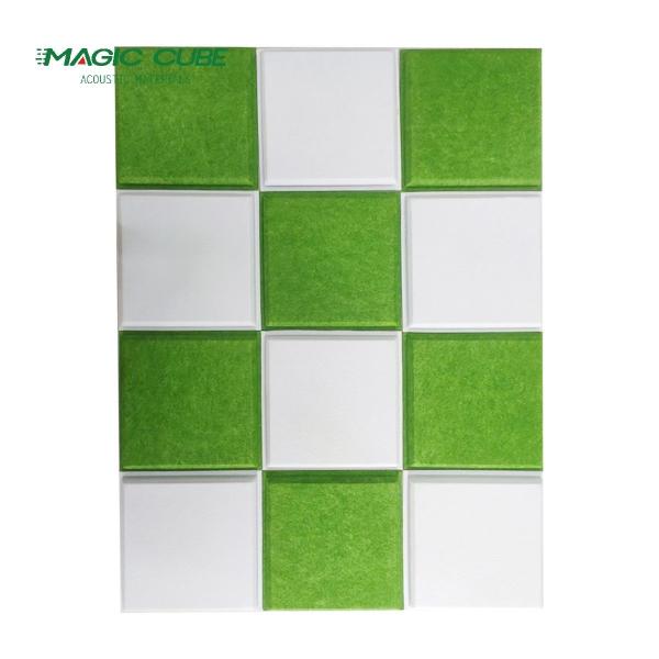 Polyester Fiber 3D Soundproof Panels Lightweight For Acoustic Treatment