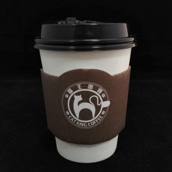 As luvas personalizadas do copo de café do papel do logotipo, café do papel de embalagem Sleeves 16oz