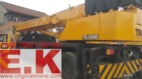 Japanese Used Crane 50ton boom truck crane, tadano mobile crane boom crane truck (TG500E)