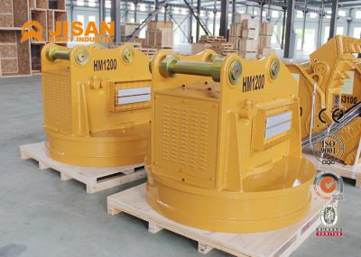 High Temperature Excavator Round Lifting Magnet For Scraps Attachment