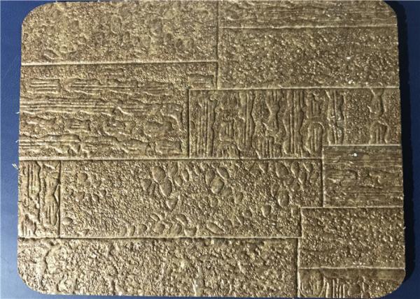 Lightweight 4*8ft Decorative Pvc Wall Panels Stone Like Surface