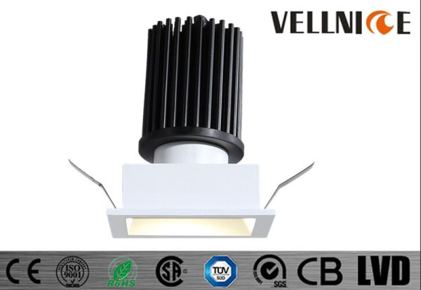 15W 350mA Adjustable LED Recessed Downlight aluminum  3000K 1125 Lumen Square White LED Lights Cut ut 70*70mm/R3B0620