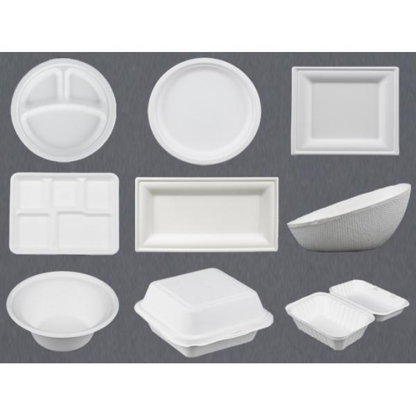 Полноавтоматический Tableware делая машиной Eco Bamboo волокно пульпировать отлитый в форму