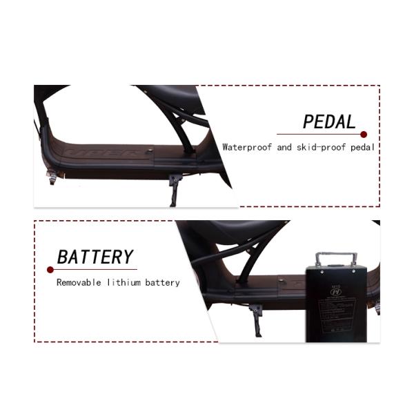 Big Wheel Citycoco Electric Scooter Black Off Road 2000w Shock Absorber