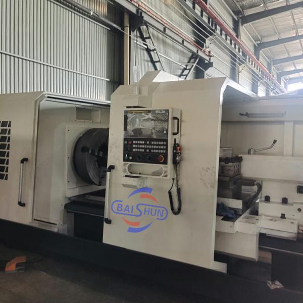 High Rigidty Automatic Oil Country Heavy Duty CNC Pipe Threading Lathe Machine For Screw Making