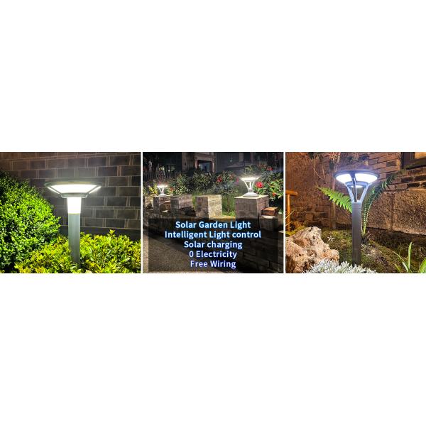 Outdoor Landscape Solar Light with 175lm/w Luminous Efficiency and 220V Input Voltage