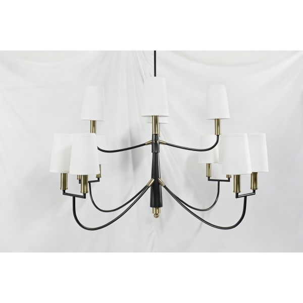 Brass Body Pendant Light with 3500K Warm White LED and 5-Year Warranty for Dining Room Suspended Lighting
