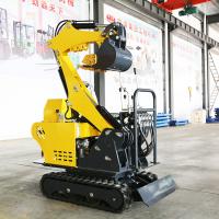 Voie télescopique Mini Crawler Excavator 850kg Mini Excavation Equipment