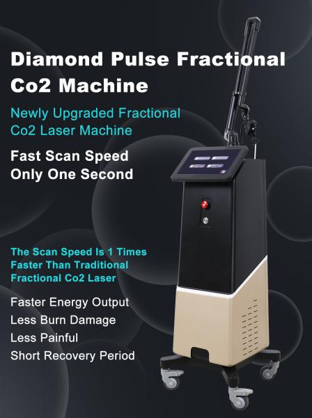 ZGV13-04 Latest Rf Tube Co2 Laser Skin Care Machine 30w Power Remove Acne Marks Remove Freckles And Scars Smooth Device