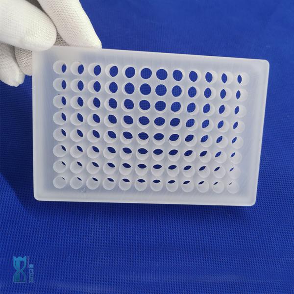 CNC Custom High Temperature And Corrosion Resistant Semiconductor Quartz Chip Punch Sheet