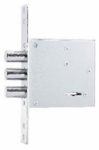 SN Finish Commercial Mortise Lock For 35mm - 50mm Door Iron